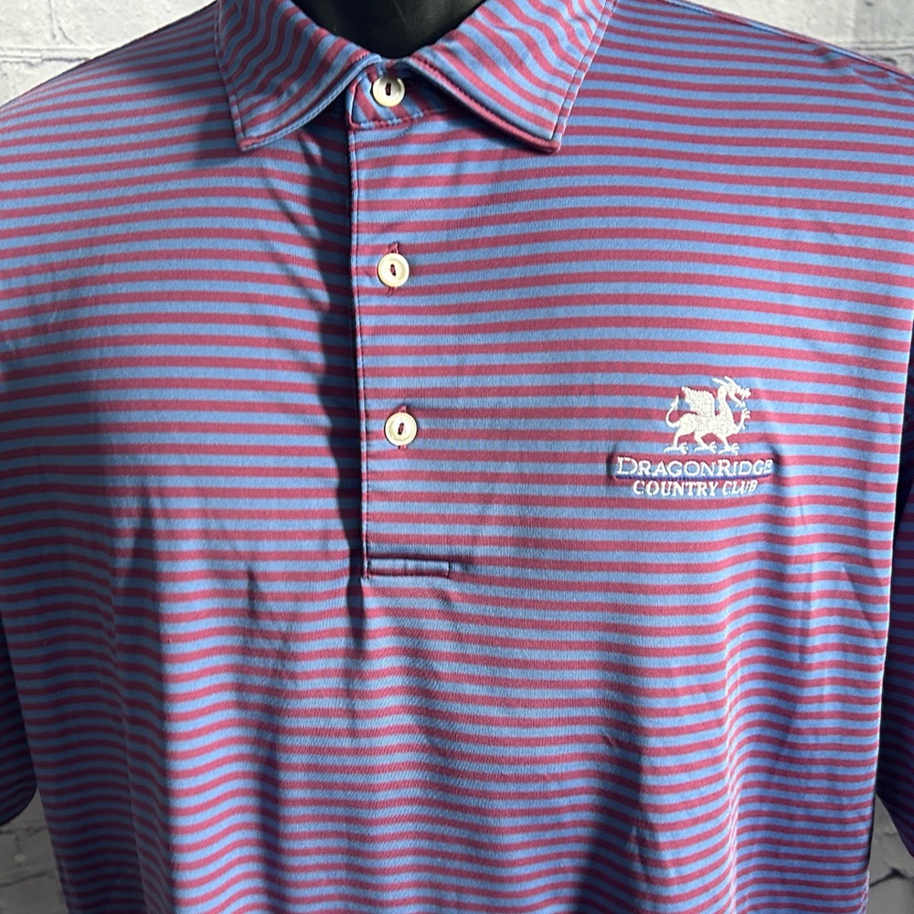 PETER MILLAR mens large Summer Comfort golf polo